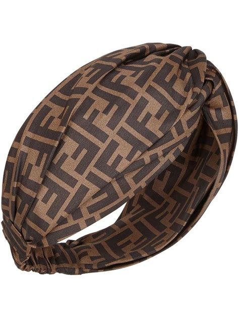 fendi ff motif headband|Fendi hats for women.